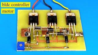 how to make brushless motor controller  mosfet  IRFz 44n