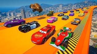 Race Random Pixar Cars - McQueen & Friends Francesco Bernoulli Police Cars Holley Shiftwell Storm