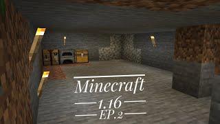 Minecraft survival EP.2 lets build a bigger house.