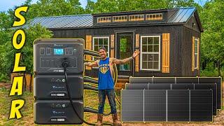 Easiest FULL SOLAR for TINY HOUSE  Shed To House  Off Grid Power  BLUETTI AC500 + B300S Review