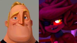 Mr Incredible Becoming Uncanny You Know This fnaffnf Animation