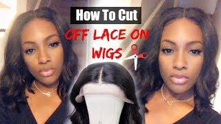 HOW TO PROPERLY CUT THE LACE ON A WIG 