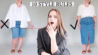 How to dress PEAR shaped body BETTER  Fixing 10 Outfits