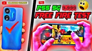 ITEL P55 5G FREE FIRE TEST  itel p55 5g free fire gameplay + Heating + Battery Drain Testunboxing