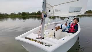 Optimist Training - Never trust a 6 year old in a boat