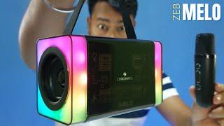 Zebronics Zeb Melo 15W  Unboxing & Review  BT 5.4 RGB Light Karaoke Mic  Speaker Under 1500 