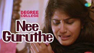 Nee Guruthe Video Song  Degree College Movie  Vijay Yesudas  Varun  Divya Rao