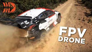 FPV Drone Toyota Rally1 Test Action 4K WRC Rally Portugal 2023