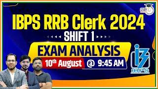 IBPS RRB Clerk Exam Analysis 2024  RRB Clerk 1st Shift  RRB Clerk 2024 Exam Analysis