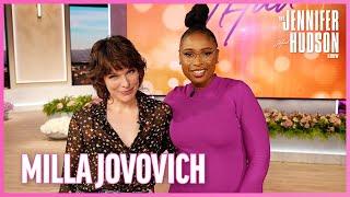 Milla Jovovich Extended Interview  The Jennifer Hudson Show