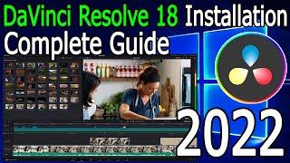 How to Install DaVinci Resolve 18 for windows 1011  2023 Update  Complete Step-by-Step Guide