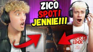 His Wife Is BACK  ZICO 지코 ‘SPOT feat. JENNIE’ Official MV - REACTION