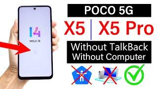 Poco  X5X5 Pro 5G FRP UNLOCK Without PC  MIUI 14 - 100% Working