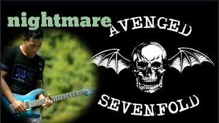 Avenged sevenfold nightmare gitar cover by rukma naufal