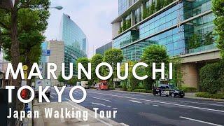 Japan walking tour in Tokyo Marunouchi 2024 4K 60fps