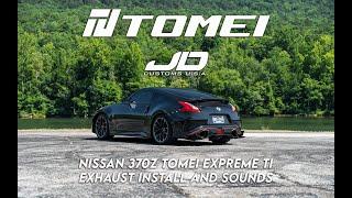 JD Customs USA 370Z -- TOMEI Expreme-Ti Muffler and Y-Pipe #TOMEIUSA #RSE #Fulltitan #370Z