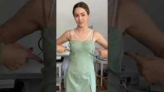 How to fix wrinkles in the sides on a backless dress #pattern #sewing #sewinghacks #sewingtutorial