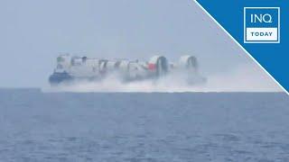 China deploys hovercraft during illegal drills in West Philippine Sea  INQToday