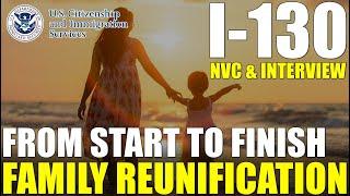 Family Immigration Process from START to FINISH USCIS NVC & Immigrant Visa Interview