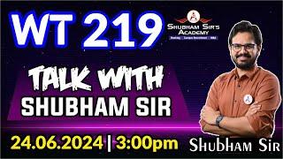 Weekly Talk 219  Talk With Shubham Sir   24.06.2024 #RRBPO #RRBAssi #StudyPlan #banking