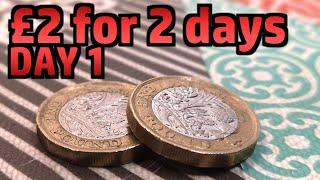 2 Pounds 2 Days 6 Meals *Day 1* - Limited Budget Food Challenge