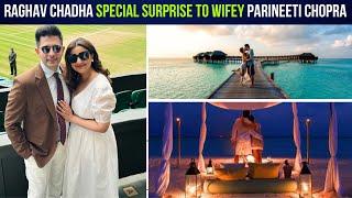 Parineeti Chopra First Anniversary Celebration With Husband Raghav Chadha At Maldives