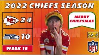 Kansas City Chiefs Fan REACTS to Week 16 vs. Seahawks  KC 24-10 SEA  2022 NFL Season