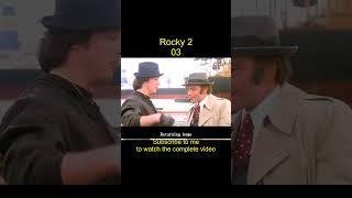 Rocky 2 03，Stallone practiced boxing hard and finally defeated the world boxing cham   #filmrecapped