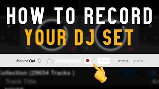 how to record your dj set rekordbox