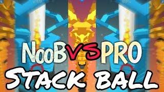 Stack ball Noob vs Pro