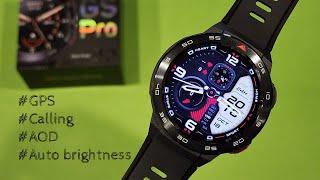 Best Budget Smart Watch  GPS-Calling-AOD-Long battery life