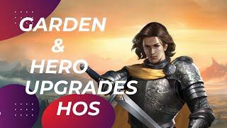 Garden & HERO Upgrades  HOS  King Of Avalon