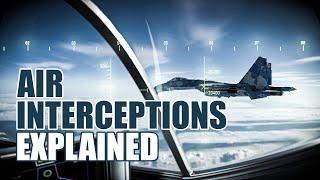 What happens during an air interception?