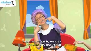 Mouth Nose Knees Toes - English for Kids