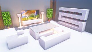 Minecraft Modern Living Room Build Tutorial