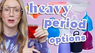 Best Menstrual Cups for a Heavy Period and Discs