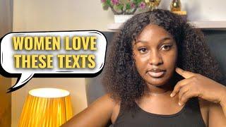 WOMEN LOVE These 5 Texts From Men How to text Girls  Official Nma