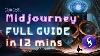 Midjourney AI - Tutorial for Beginners in 12 MINS   UPDATED 2024 