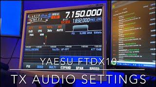 Yaesu FTdx10 TX Audio Settings video #4 in this series #yaesu #hamradio #ftx10 #txaudio