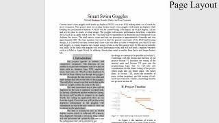 IEEE Formatting On Word