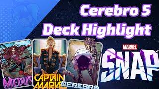 Cerebro 5 goes Higher Further & Faster  Marvel SNAP Deck Highlight & Gameplay