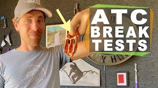 Petzl Reverso and Black Diamond ATC guide break tests - how strong is that eye?