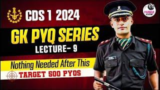 CDS 1 2024 GK PYQ SERIES  LEC-9  PARMAR OFFICERS