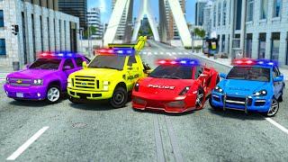 Meet New Police Cars Sergeant Lucas - Wheel City Heroes WCH - cartoons for children