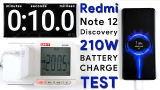 210W Charging Speed Test  Redmi Note 12 Discovery Edition - Worlds FASTEST Charging Smartphone