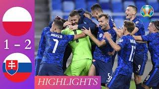 Poland vs Slovakia 1 - 2  Euro 2020  Extended Highlights & All Goals  2021