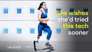 Paralympian suddenly learns something about her prosthetic limb