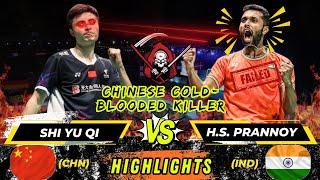 WOW‼️Chinese Cold-blooded Killer‼️H. S. Prannoy vs Shi Yu Qi India Open