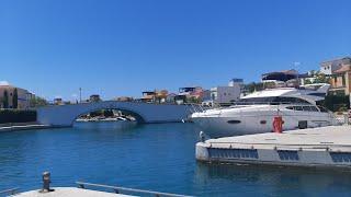 Кипр Лимассол прогулка в порту набережной и старом городе . Cyprus Limasso.