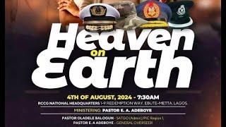 RCCG AUGUST 4th 2024  THANKSGIVING SERVICE